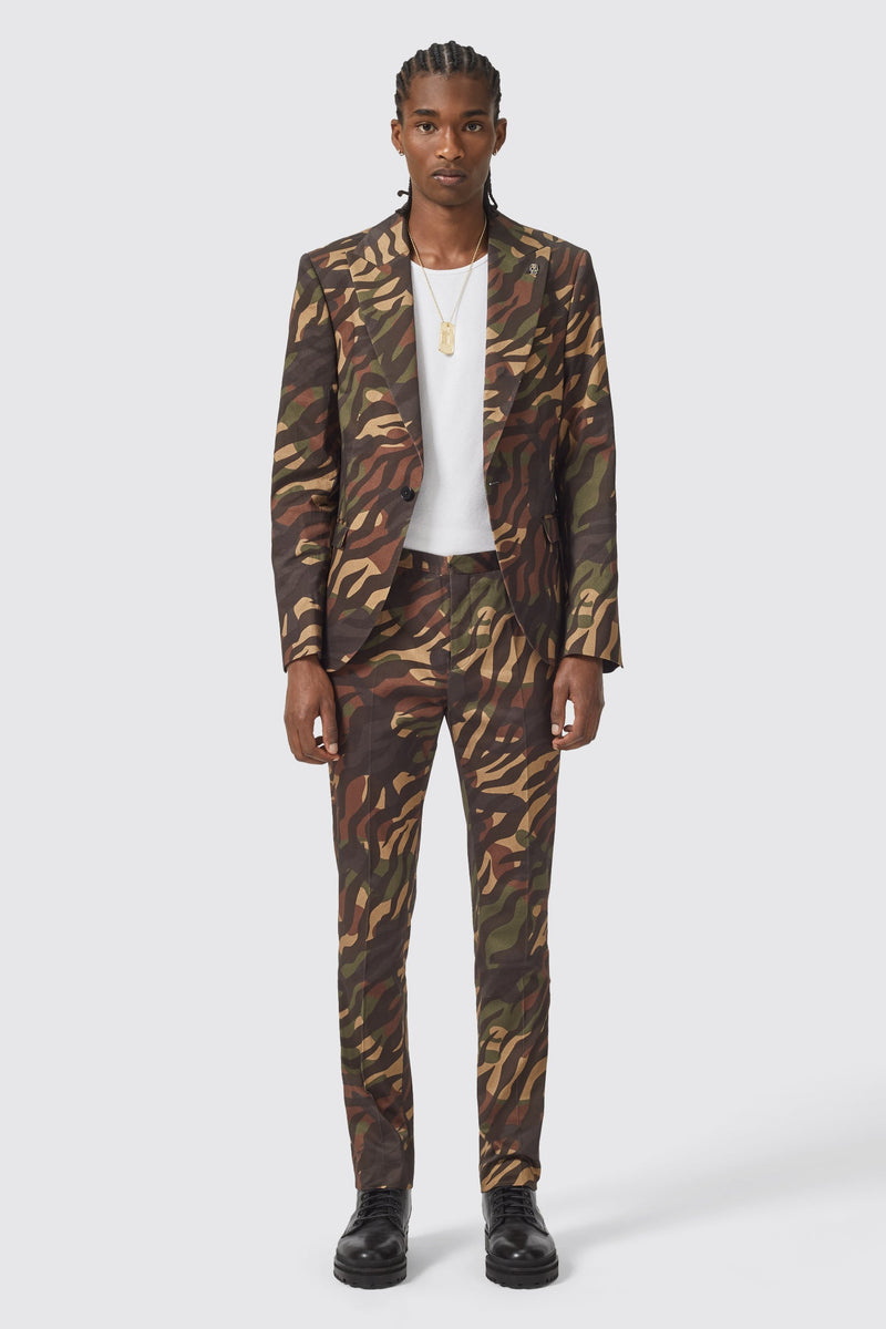 Gables Slim Fit Camo Suit ARCHIVE