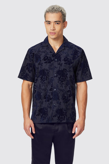 twisted-tailor-albon-navy-floral-flocked-short-sleeve-shirt