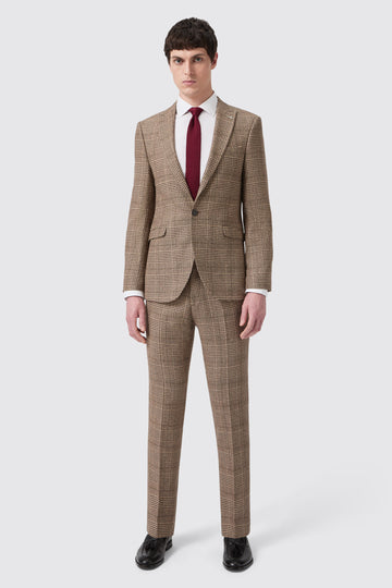 blackwood-slim-fit-brown-check-double-breasted-suit