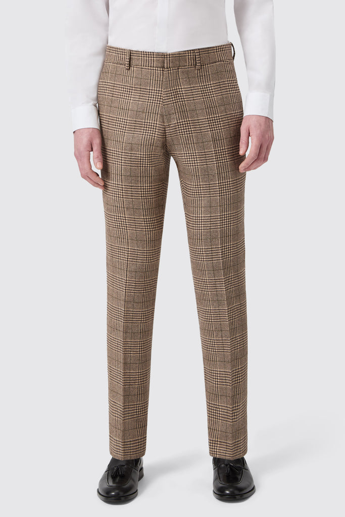 blackwood-slim-fit-brown-check-double-breasted-suit