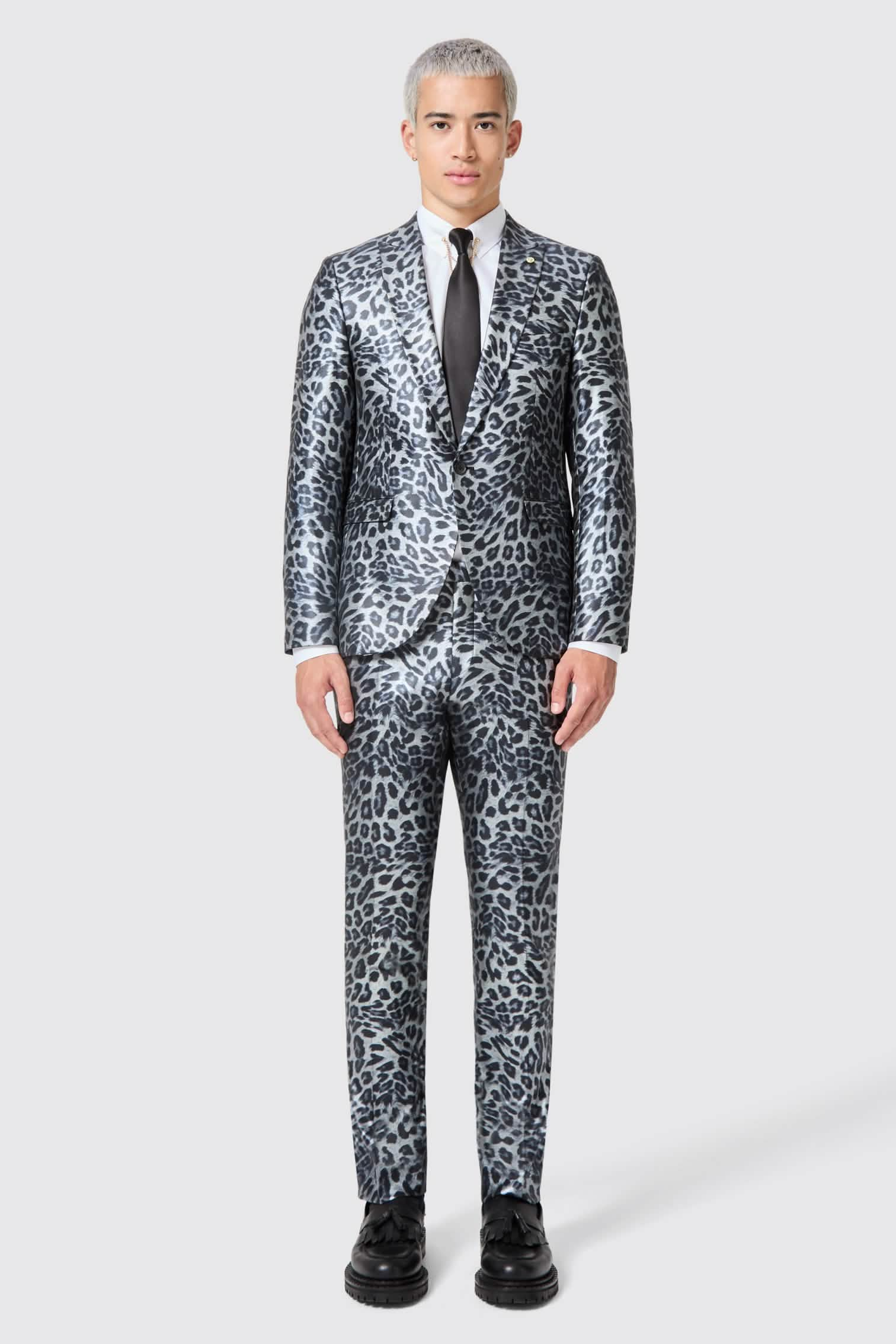 Printed suit jacket hotsell