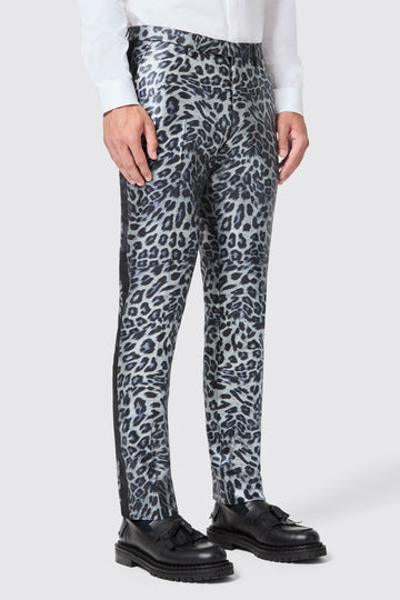 devries-slim-fit-silver-leopard-print-tuxedo-trousers