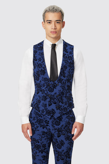 twisted-tailor-jackalope-blue-waistcoat-with-floral-flocking