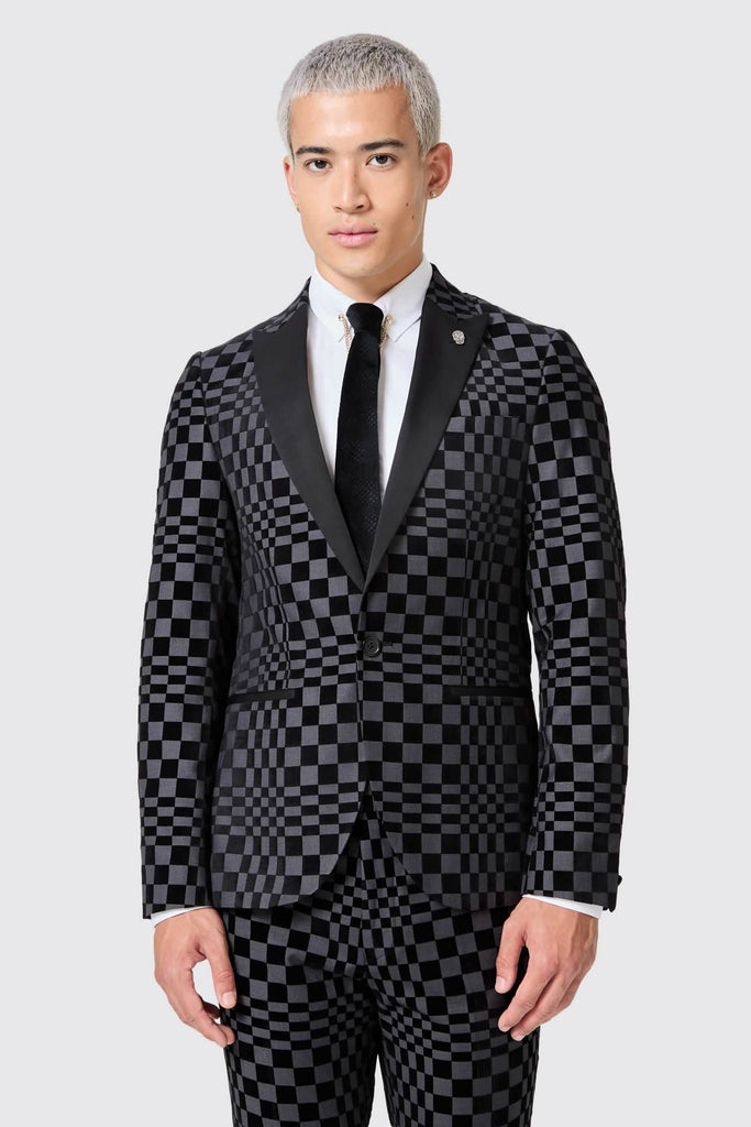 tiber-skinny-fit-grey-check-tuxedo-jacket