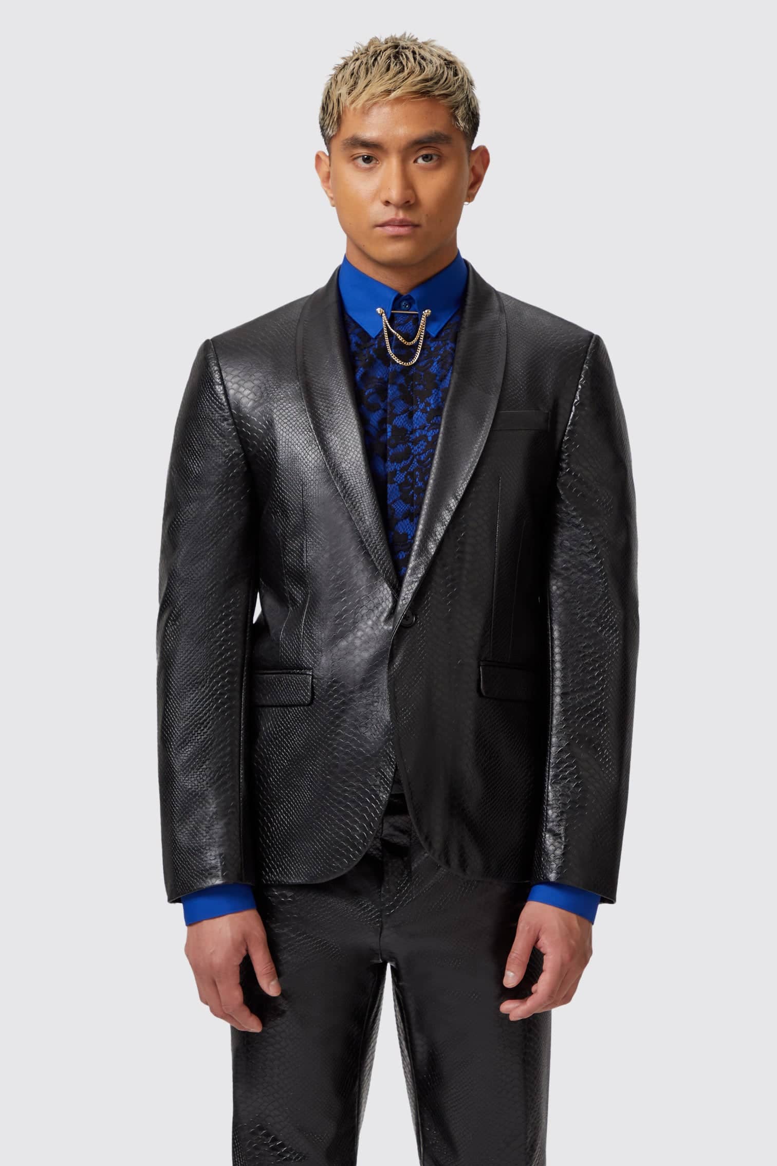 Snakeskin suit jacket new arrivals